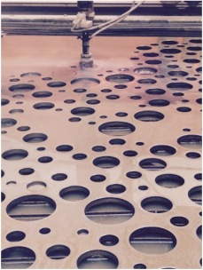 waterjet cutting